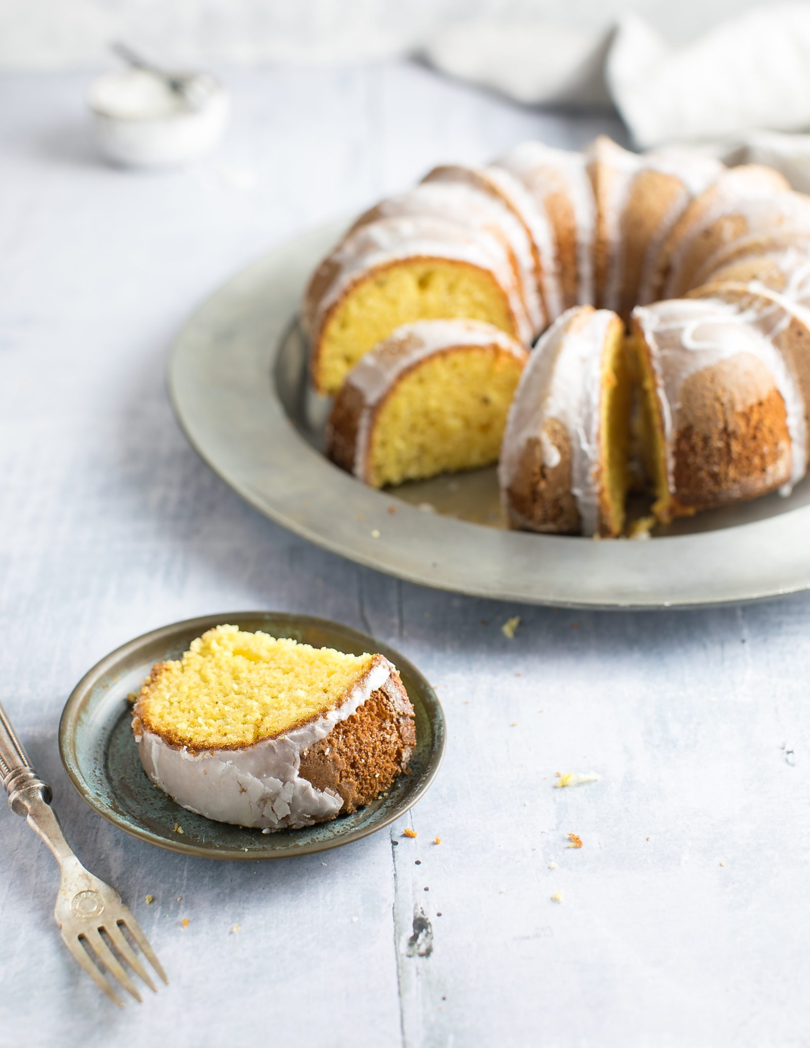 Bolo de fubá com leite de coco